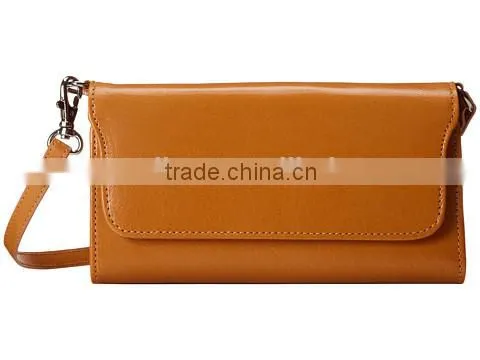 Waxy Cow Leather Hobo Sling Shoulder Bag Leather Crossbody Handbag Clutch Wallet Bag for Women photo-2