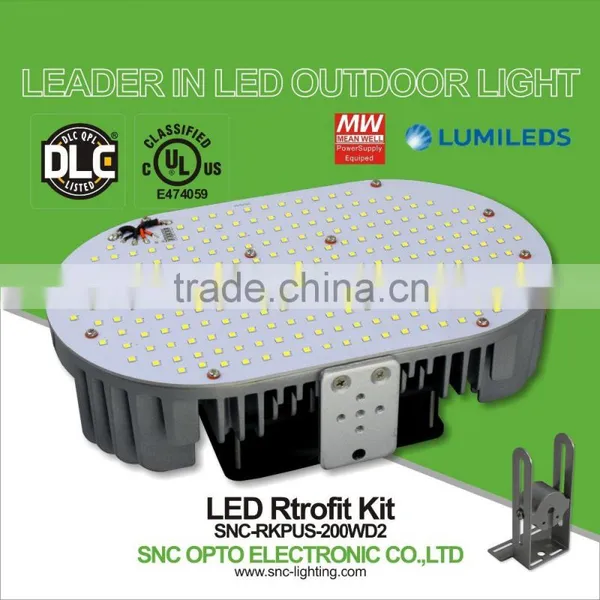SNC manufacturer Factory Price LUMILEDS UL cUL DLC certified LED Retrofit Kit 200W 4000K,4500K,5000K,5700K