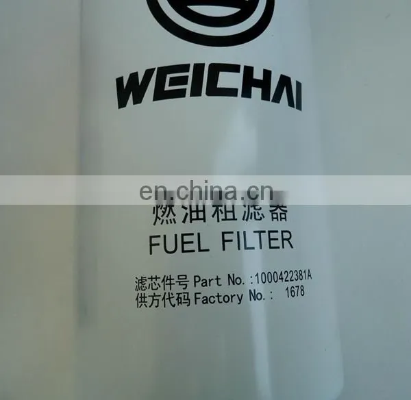 Xcmg Zl50g Wheel Loader Parts Weichai Engine Fuel Oil Filter photo-3