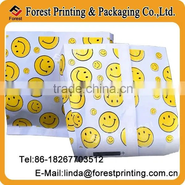 Smile Logo Paper Bag ColorfullyPrinted White Paper Food Bag