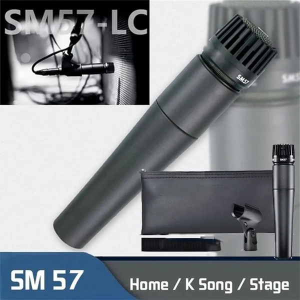 Hot Selling Shure Sm57 Stage Performances Studio Vocal Karaoke Handheld Sm57 Wired Condenser Microphones photo-5