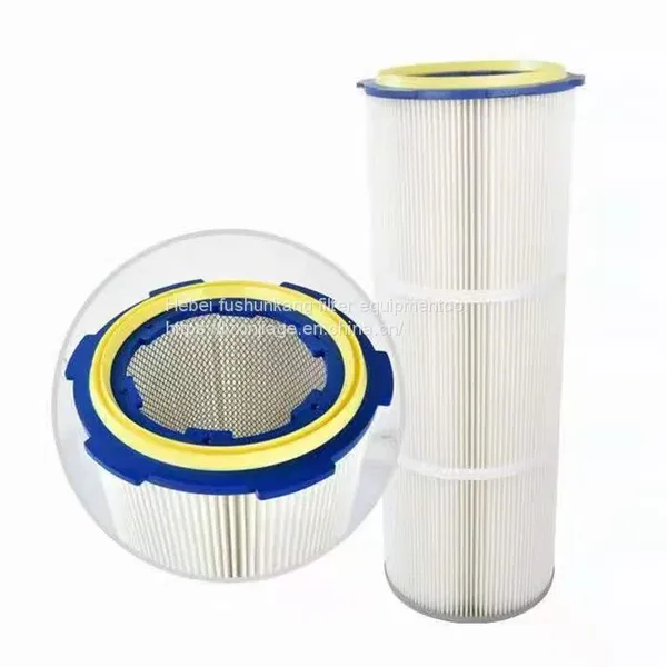 Dust Filter Element Liu er Quick Disassembly Dust Filter Cartridge Quick Disassembly Plastic Spray Sand Machine Powder Coating Filter Element-Fushunkang