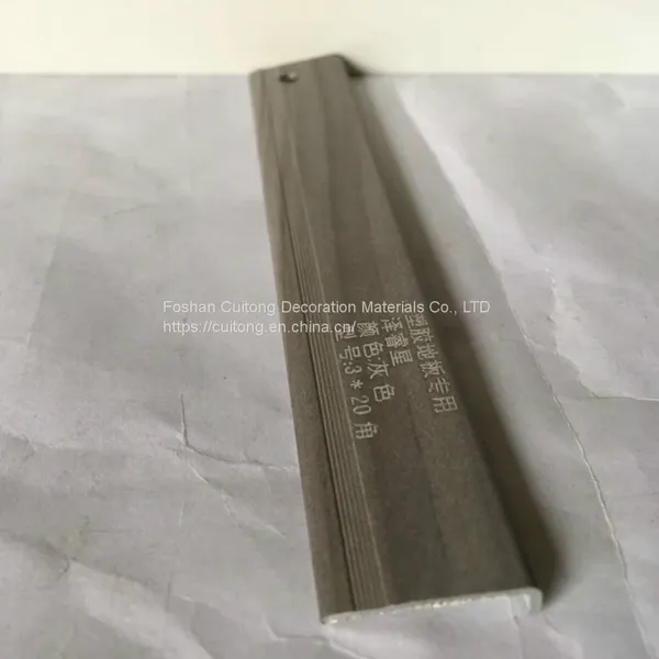 SPC Locking Floor Aluminum Alloy Right Angle Seven-word Buckle Balcony Door Moving Door Wall Edge Wardrobe Buckle Strip L-shaped Laminate photo-5