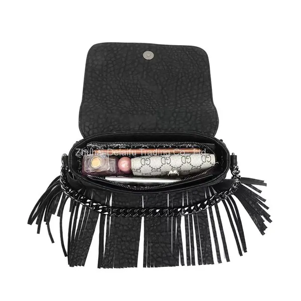 Women Fashion Crossbody Shoulder Bag Small Bag Personalized Tassel Bag photo-4