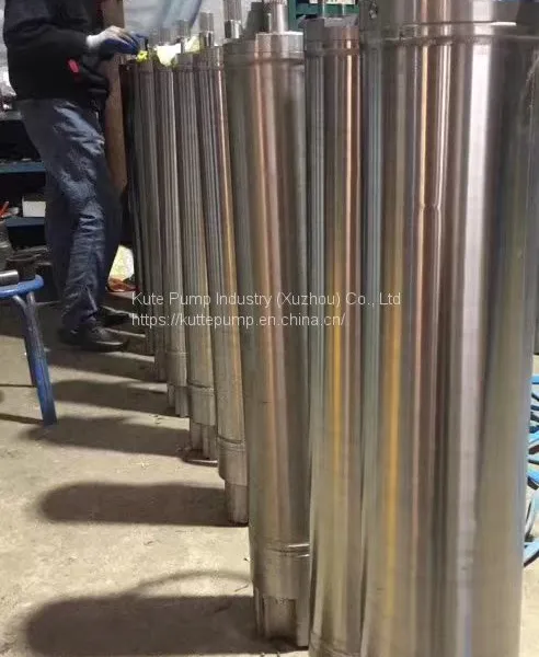 Deep Well Submersible Pumps Produced in China Can be Used in Water With a Temperature of up to 80 Degrees Celsius photo-4