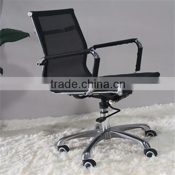 Low Back Swivel Lift Netting Fabric Office Chair photo-2
