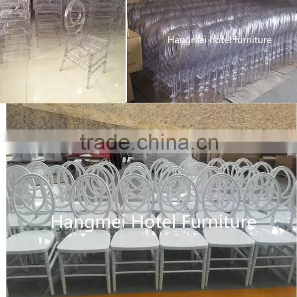 Manufacturer Supply Clear Resin Phoenix Wedding Chair photo-3
