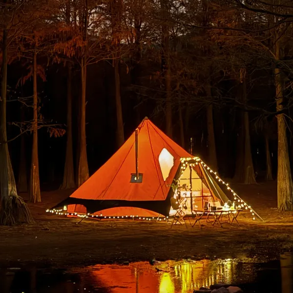 Premium Aguja Tent - Waterproof Cotton Canvas 15㎡ Commercial Solution photo-2