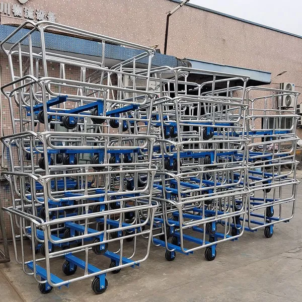 Customized Non‑Standard Stackable Steel Cloth Trolley With Durable Anti‑Aging Structure for Multi‑Industry Material Handling photo-4