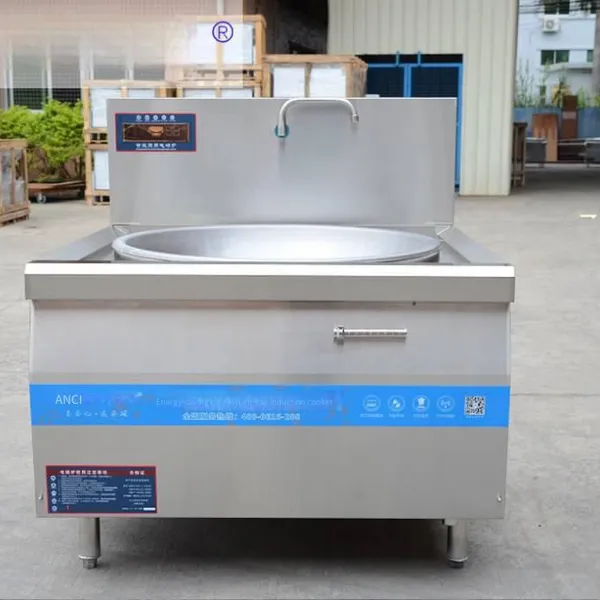 Anci Factory Commercial Induction Cooker With Two Heads, Large Wok Stove for School Canteens photo-3