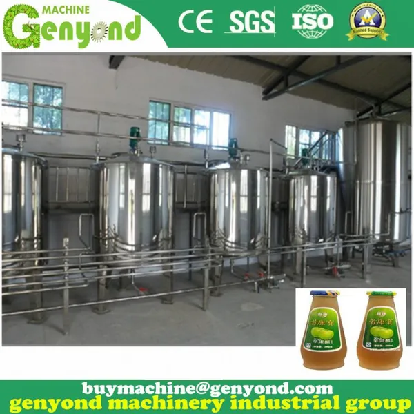 Factory Shanghai Genyond Fruit Wine Fermentation Equipment Making Machine Fruit Vinegar Production Plant Process Line photo-6