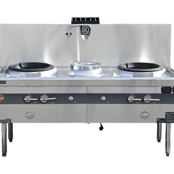 Industrial-Grade Economic Two Woks One Warmer for High-Volume Food Production