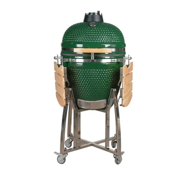 Auplex Thick Wall Ceramic Kamado Grill Heat Retention