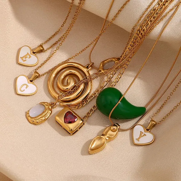 316L Stainless Steel Custom Pendant Necklace Manufacturer - Low MOQ, Anti-Tarnish Waterproof, OEM/ODM Supported