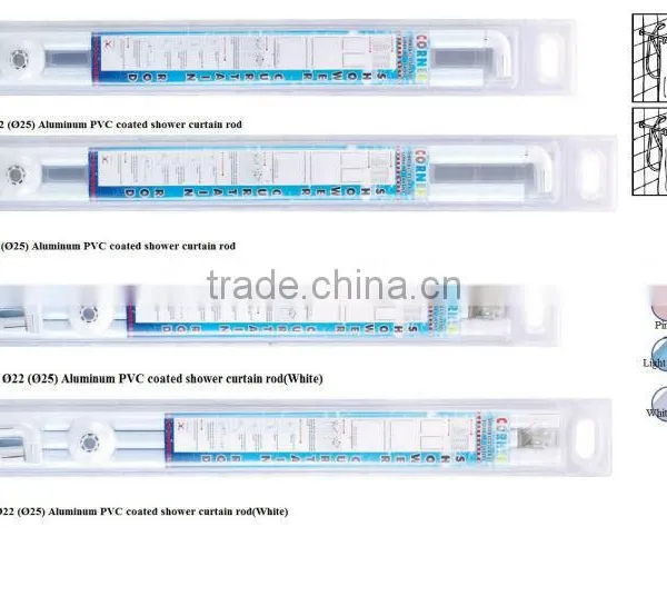 Shower Curtain Pole Stainless Steel Shower Rod SS304 Shower Curtain (8019-1) photo-6