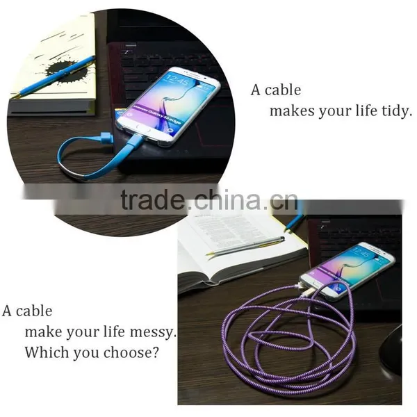 Magnetic Bracelet Wrist Band Data Micro USB Cable for Phone photo-6