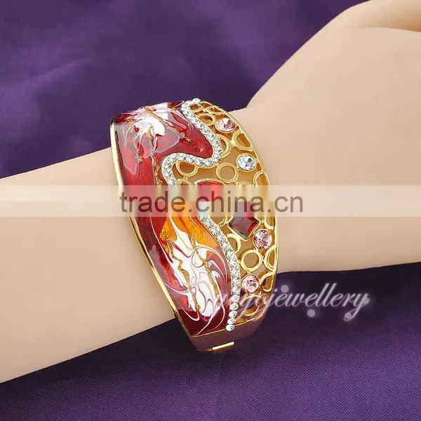 24k Gold Dubai Jewelry Wholesale Beautiful Artificial Bangles Jewellery photo-2