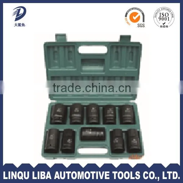 10 pc 3/4'' Dr . Standard Short Impact Socket Set photo-6