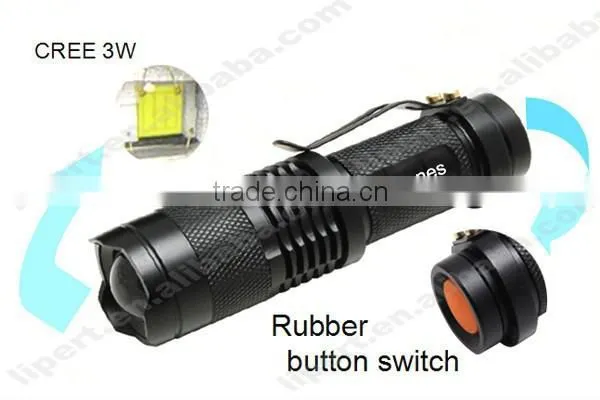 (130105) Mini Flashlight/Aluminum Portable Led Flashlight/AA Led Flashlight photo-3
