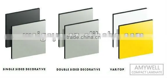 Outdoor Solid Color Compact Laminate;wall Cladding
