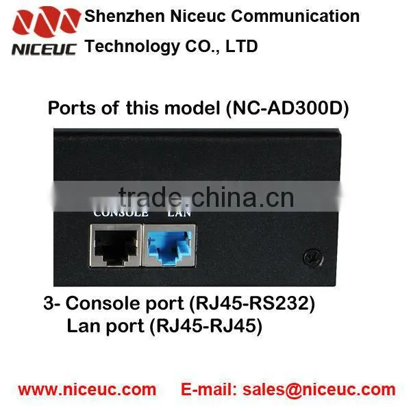 E1 Signal Converter NC-AD300D Which Support Any Conversion Among SS7, ISDN PRI, R2, V5.2,CAS photo-6