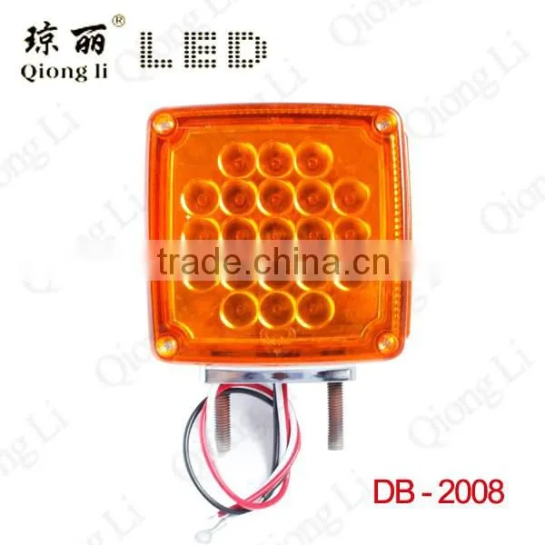 Truck/Trailer Square Double Face LED Pedestal Light With Marker Clearance Light photo-2