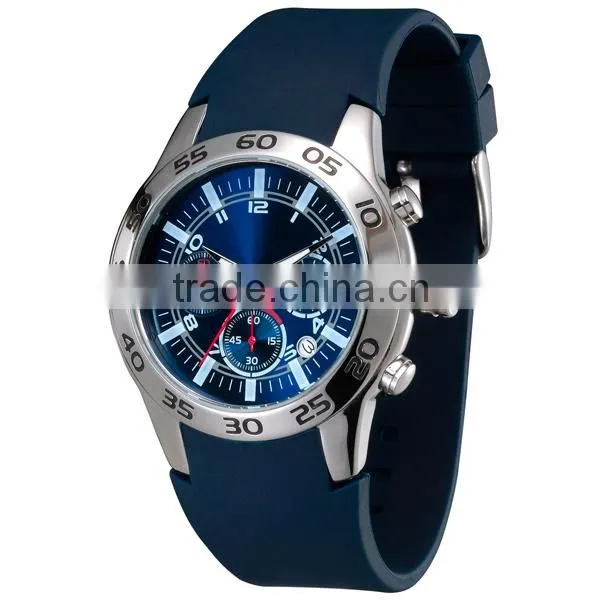 Custom Logo Watch Silicon Band Stainless Steel Case Back Watch Made in China Factory photo-2