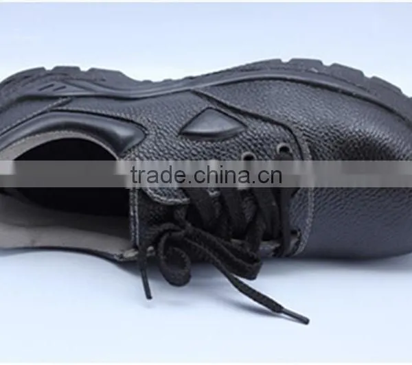 PU Injection Sole Safety Shoes Steel Top Cap Steel Plate Work Shoes 9017 photo-3
