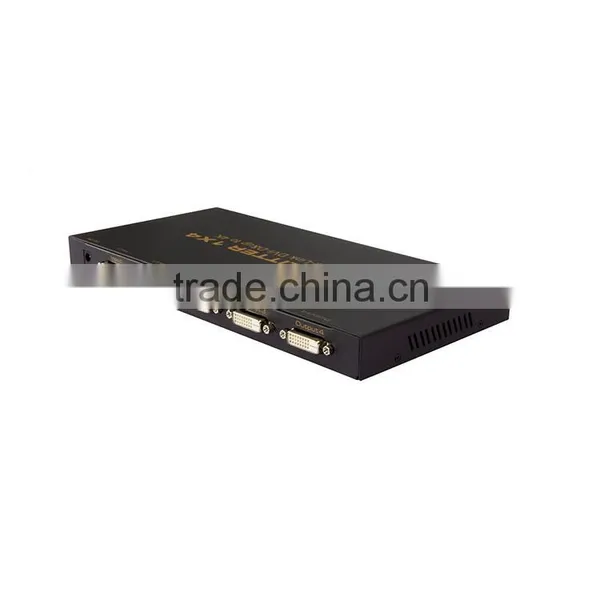 4 Port DVI Single Link Video Audio 4port Dvi Splitter With Power Led and Working Led photo-4