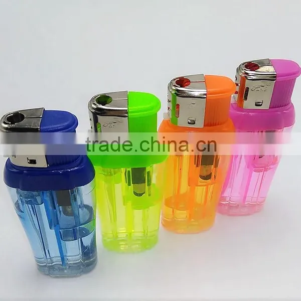 Transparent Big Flower Vase Electric Cigarette Lighter for Men photo-4