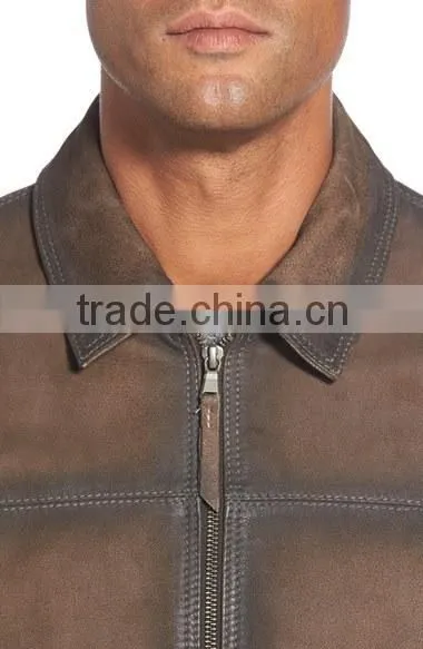 Black Shade Brown Leather Jacket photo-2