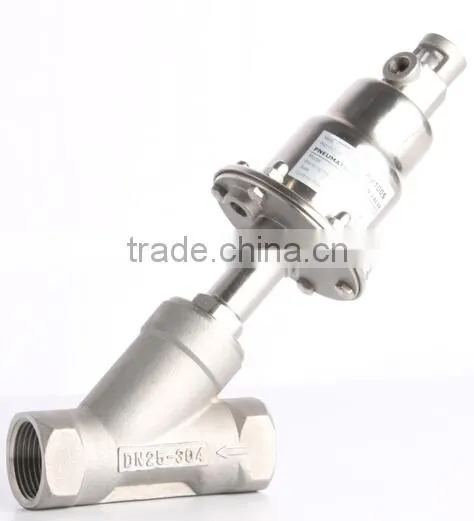 Plunger Pilot Long Life Cycle Mass Flow Angle Seat Valve photo-2