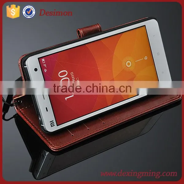 for Xiaomi Mi4 Soft Leather Cover Case Ultrathin Mobile Phone & Accessories photo-3