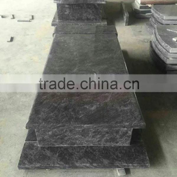 Bahama Blue Granite Headstone Granite Tombstone Design Quality Choice photo-4