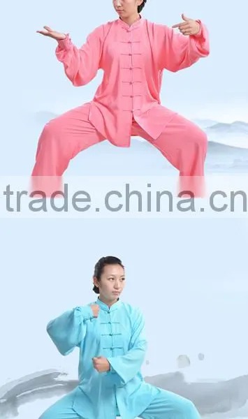 Custom Made Tai Chi Suits Cotton Silk Wu Shu Clothes Kung Fu Uniform Morning Exercise Martial Arts Performance Wear photo-3