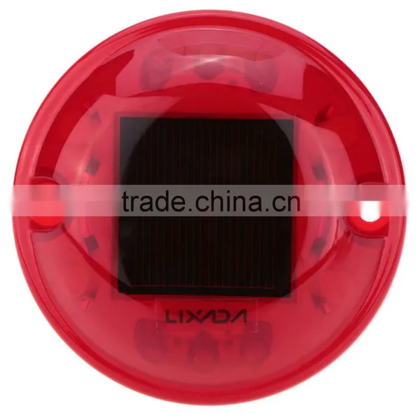 1PC Solar Power LED Road Stud Marker Outdoor Path Deck Garden Yard Lights Lamp Lighting, Red, White Solar Light photo-5