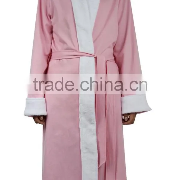 The Hot Products Wholesale Cheap Ladies Pink Bathrobe photo-3