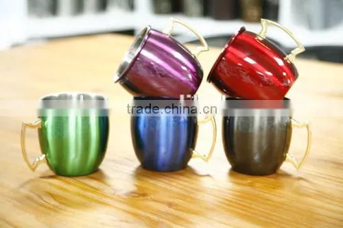 High Quality Metal Stainless Steel Color Mule Mug Coffee Mug Milk Mug for Advanced Tableware photo-6