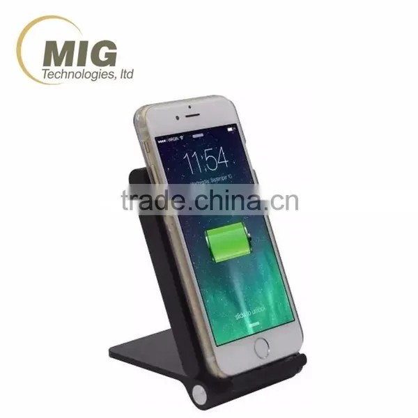 QI 3 Coils Wireless Charger, Universal Portable Mobile Wireless Phone Charger for Smart Phones photo-4