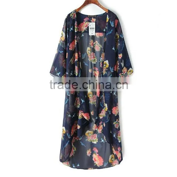 Latest Design Customaize Pattern Polyester Chiffon Kaftan Dress Indonesia photo-2