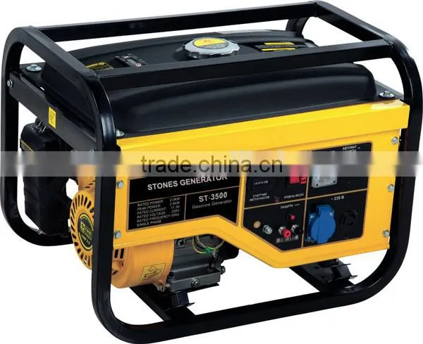 Competitive Price Gasoline 3kw Generator Set 1 Year Warranty