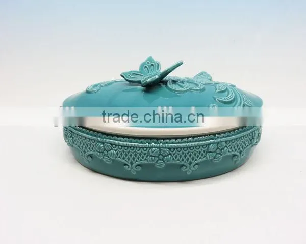 Personalized Ceramic Gifts Oval Gift Box