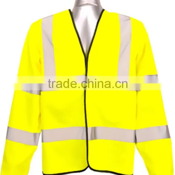 EN 20471adult Cheap High Visibility Long Sleeve Security Reflective Safety Jacket Vests photo-3