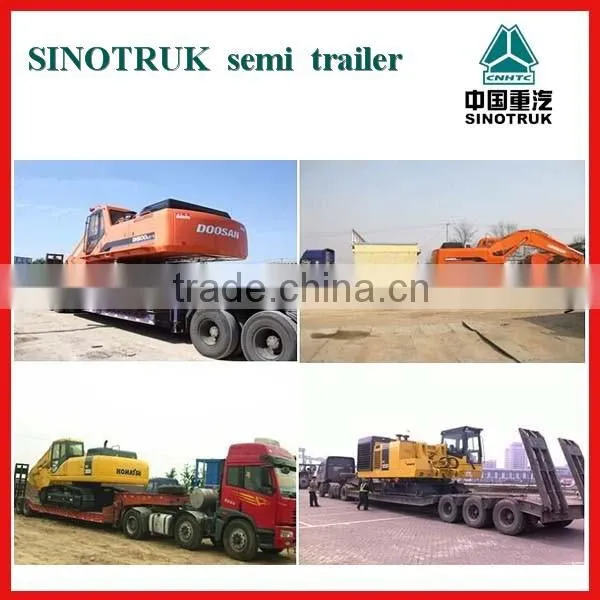 High Quality Low Price 60ton 3 Axle Low Bed Trailer for Sale photo-5