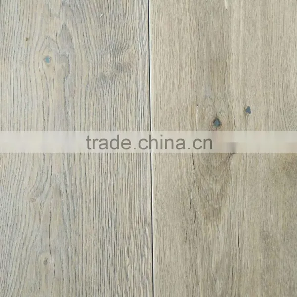 Antique Ammonia Treated Multilayer Oak Wood Flooring photo-3