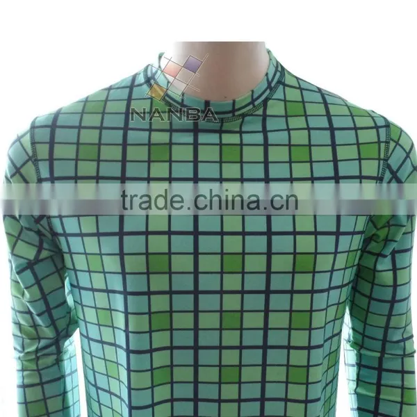 Sublimated Round Neck Sun Protected Long Sleeve Shirt/ Rash Guard photo-4