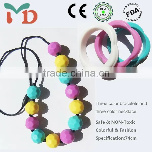Teething Necklace Chic BPA Free Necklaces Jewelry,fashion Necklaces Jewelry 2015,silicone Fashionable Jewelry photo-6