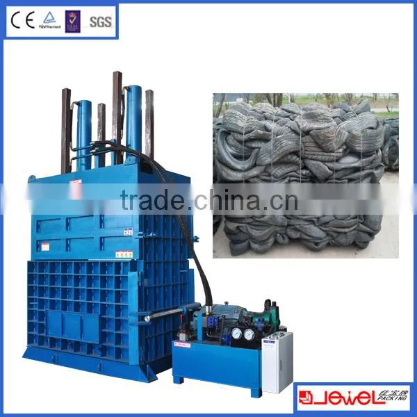 High Quality With CE Waste Tire Baler Machine Vertical Presses