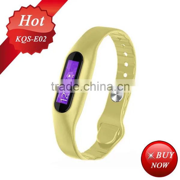 E06 Smart Bracelet E06 Silicon Wristband/Pedometer Monitoring Smart Watch for Health photo-3