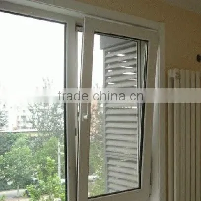 2016 Hot Selling Design Upvc Window Manufacturers Producing Tilt and Turn Widnow Villa Upvc Top Hung Casement Window photo-4